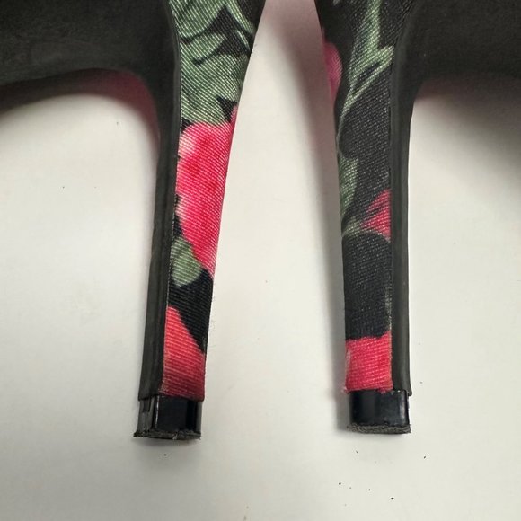 Christian Siriano for Payless Pink Floral Stiletto's size 6 Preowned - Picture 7 of 8